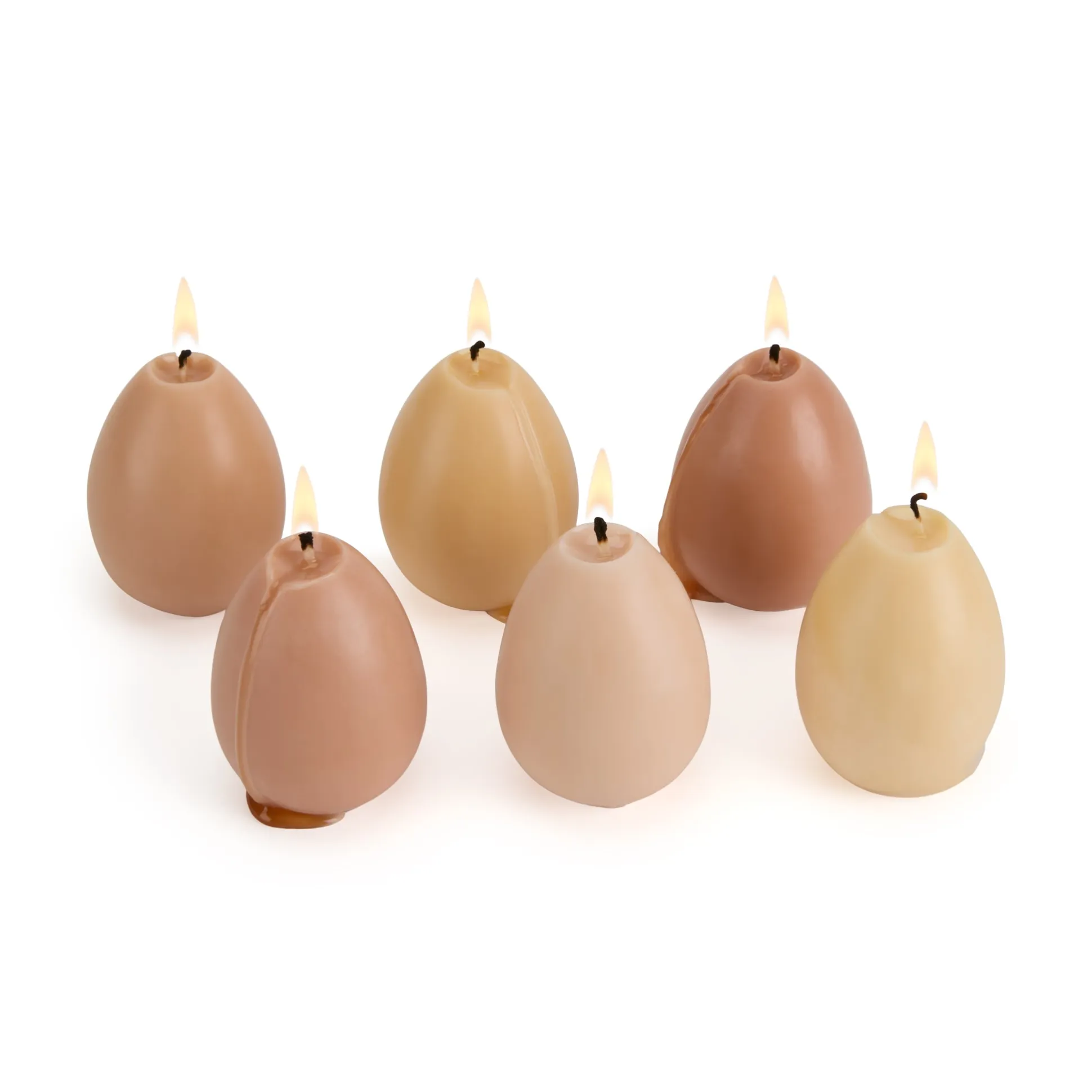 Eggs in a Carton Scented Candles - Set of 6