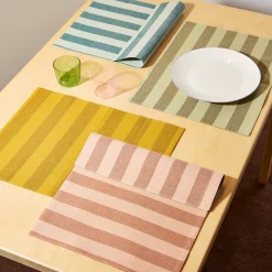 Essential Striped Table Linens - Set of 4 - Placemats S/4