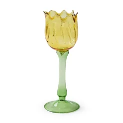 Eternal Blossom Glass Tea Light Holder