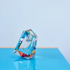 Faceted Crystal Vase - Large