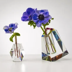 Faceted Crystal Vase - Large