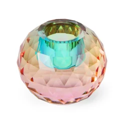 Faceted Orb Crystal Candleholder