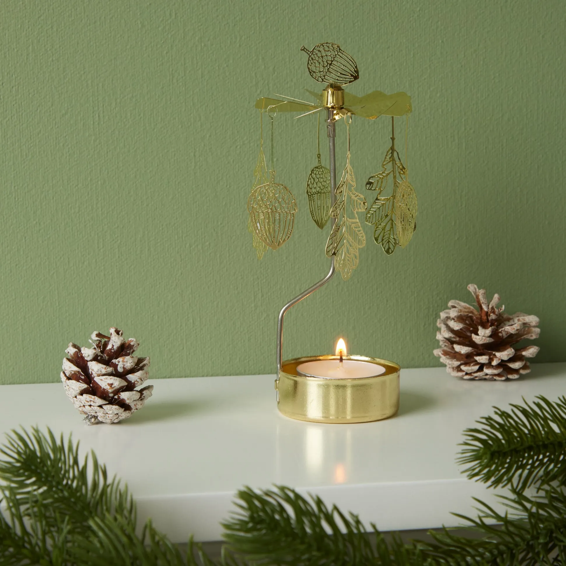 Fall Foliage Rotary Candle