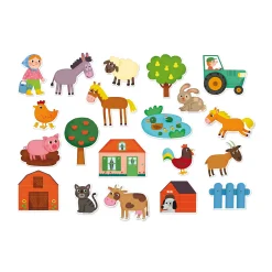 Farm Magnets Toy - Set of 20
