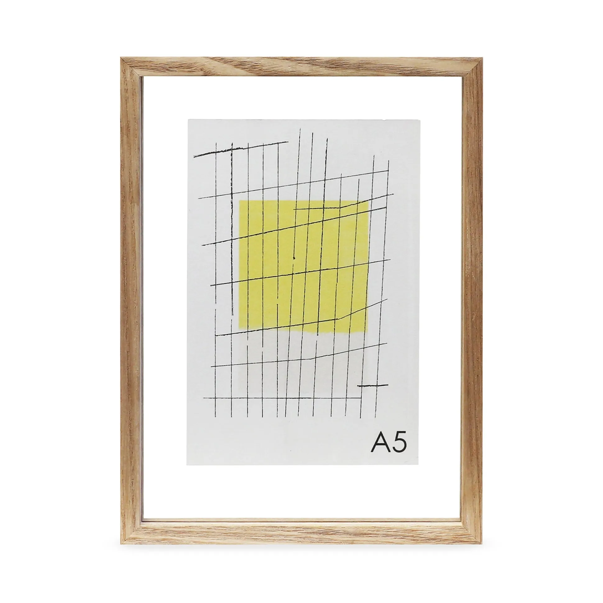 Floating Wood Picture Frame - 6 x 8 (A5)