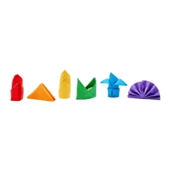 Fold-by-Number Cloth Napkins - Set of 6