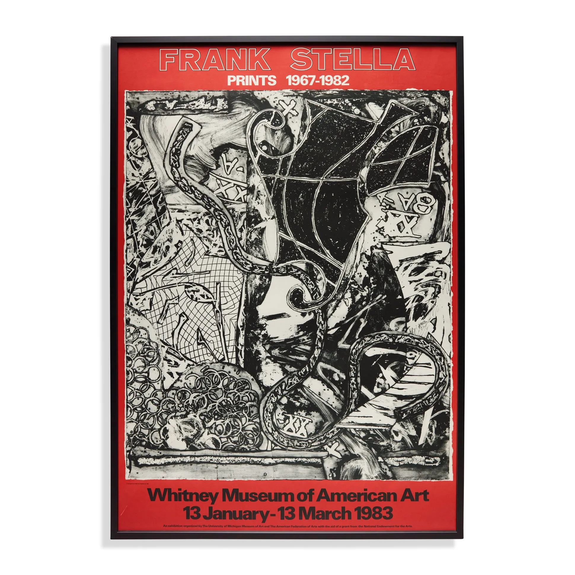 Frank Stella Prints 1967-1982 Framed Poster