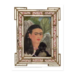 Frida Kahlo Fulang-Chang and I Poster - 14 x 11”