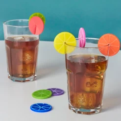 Fruit Party Glass Markers - Set of 8