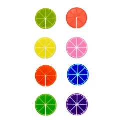 Fruit Party Glass Markers - Set of 8