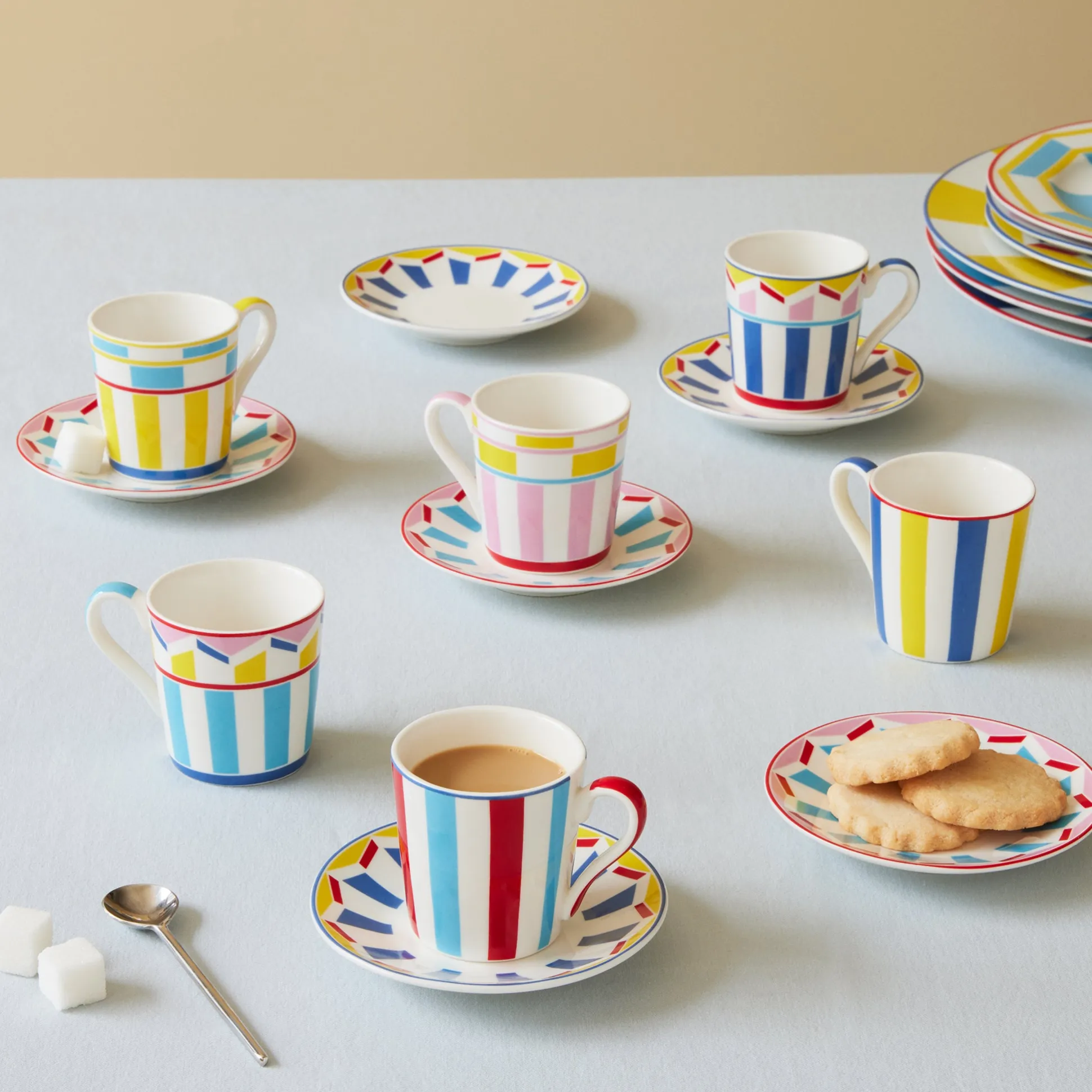 Geocromia Porcelain Dinnerware - Espresso Cup Set of 6