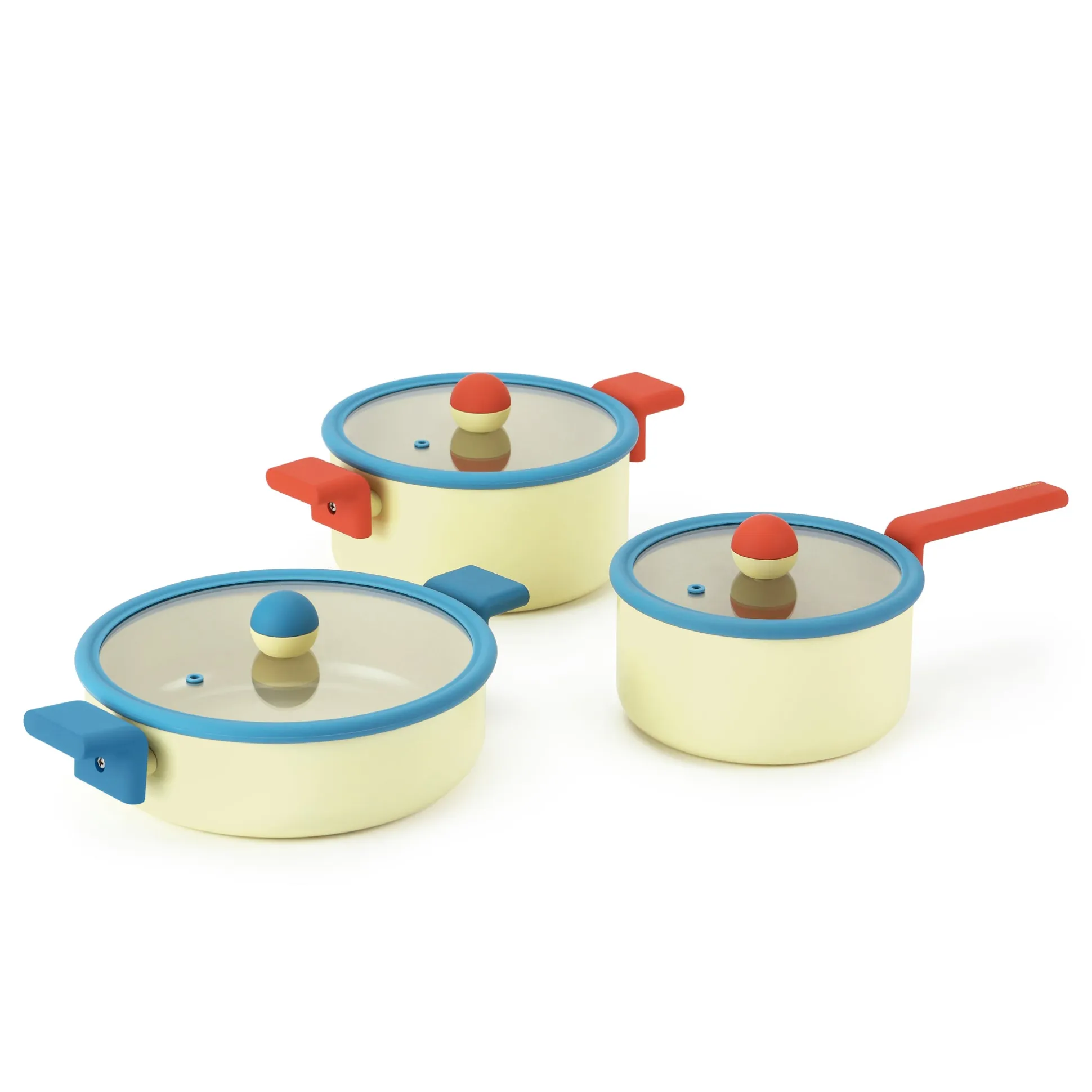 Geometric Non-Stick Cookware