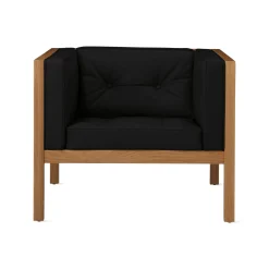 George Nelson Leather Cube Lounge Chair from Herman Miller