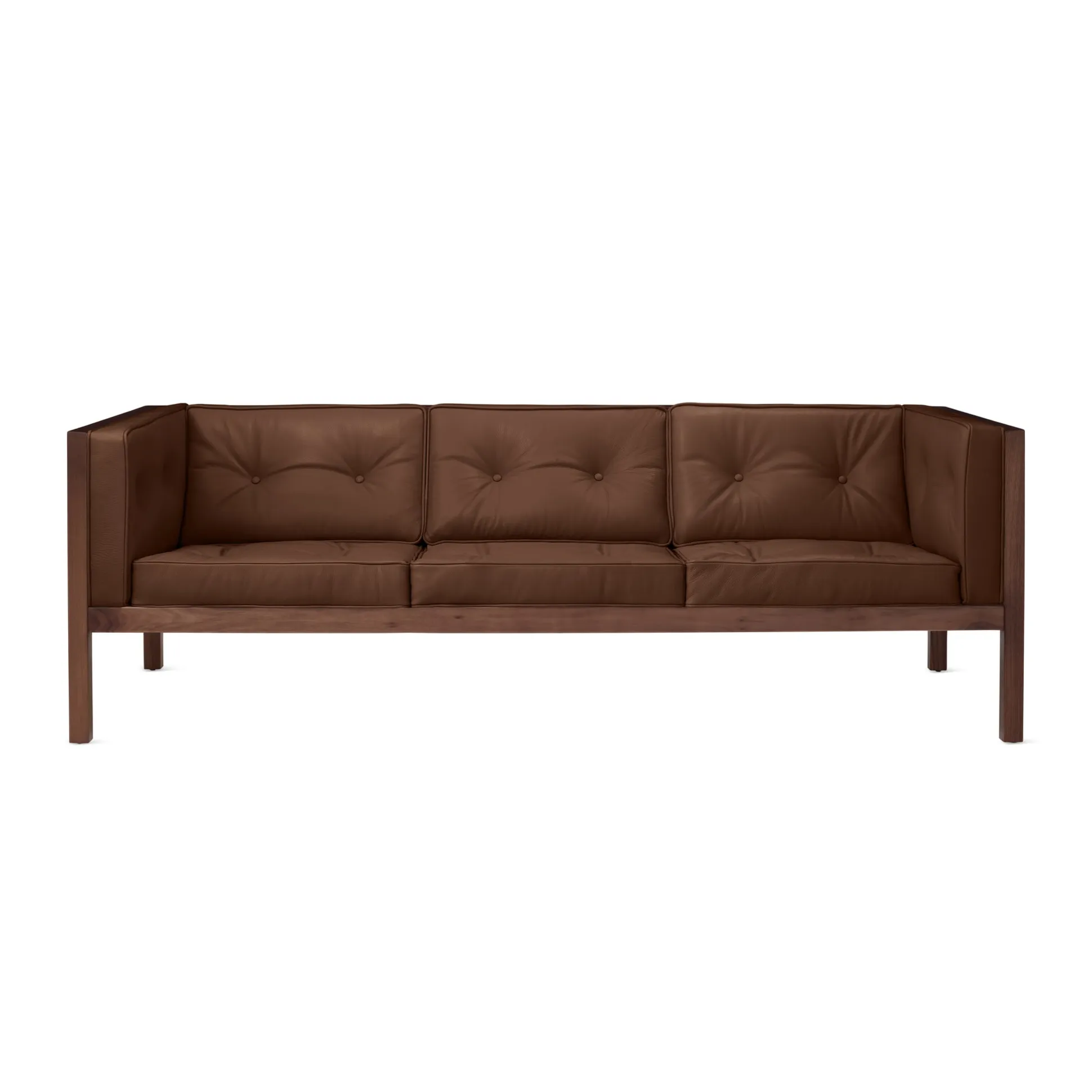 George Nelson Leather Cube Sofa from Herman Miller
