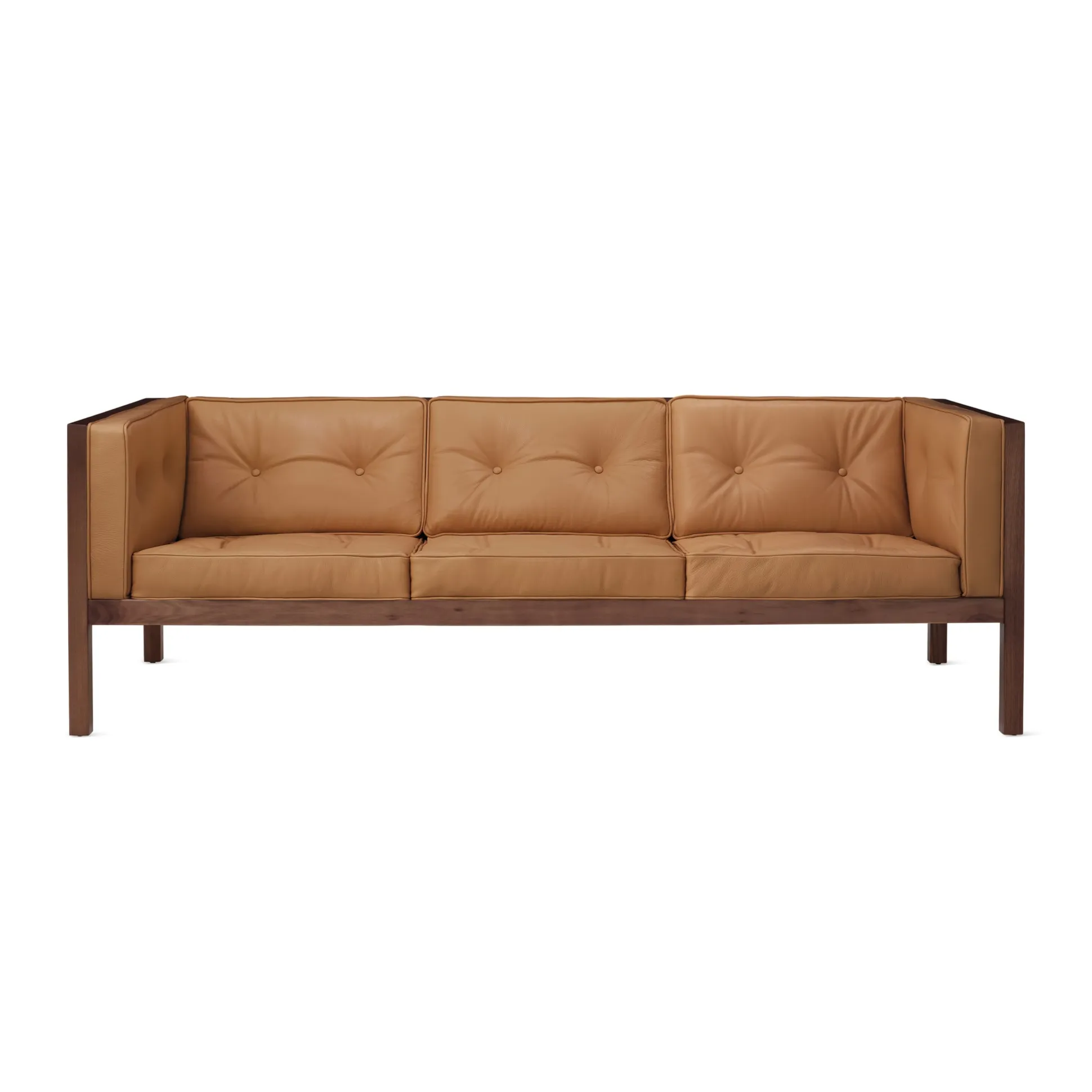 George Nelson Leather Cube Sofa from Herman Miller
