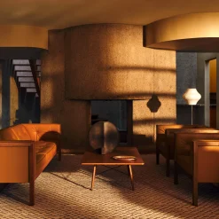 George Nelson Leather Cube Sofa from Herman Miller