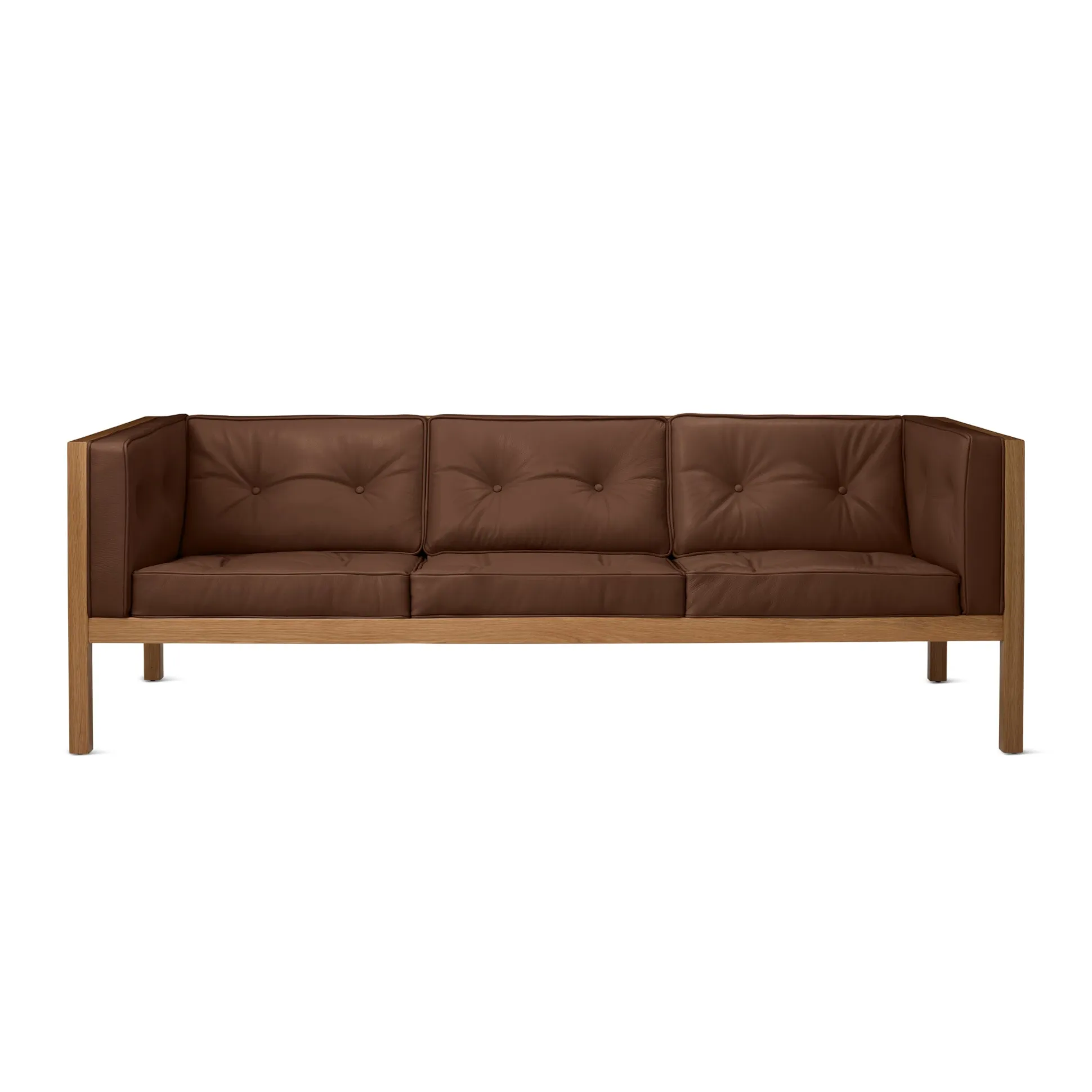 George Nelson Leather Cube Sofa from Herman Miller