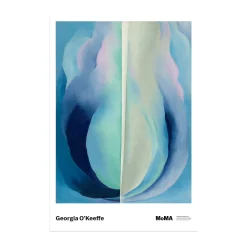 Georgia O'Keeffe: Abstraction Blue Poster