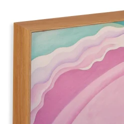 Georgia O’Keeffe Pink Abstraction Framed Print