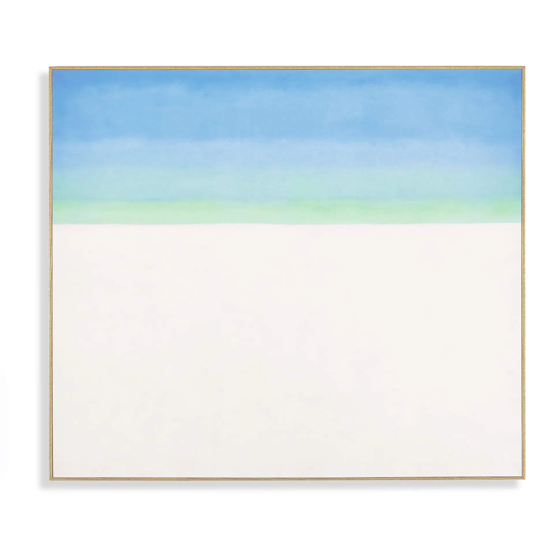Georgia O'Keeffe: Sky with Flat White Cloud Framed Print