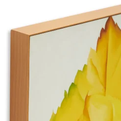 Georgia O’Keeffe 2 Yellow Leaves Framed Poster