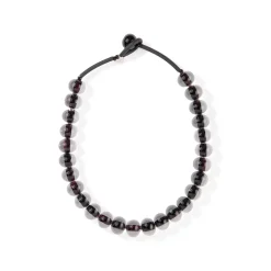 Glass Ball Strip Necklace