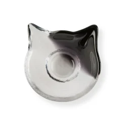 Glass Cat Face Dish