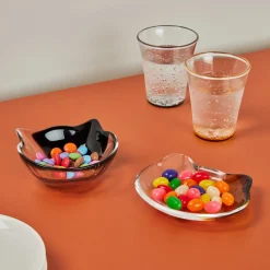 Glass Cat Face Dish