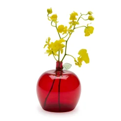 Glass Fruit Bud Vase