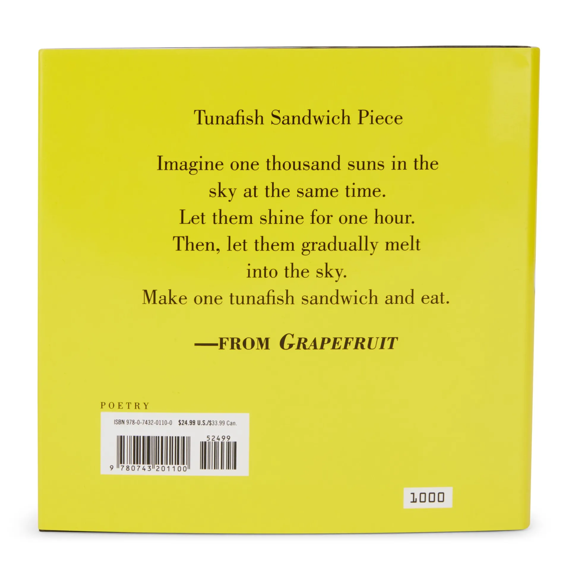 Grapefruit: A Book of Instructions and Drawings by Yoko Ono