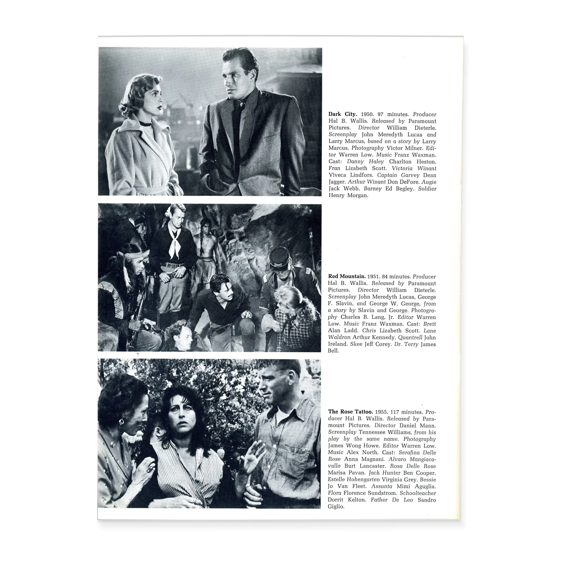 Hal B Wallis Film Producer - Paperback
