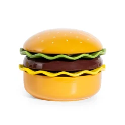 Hamburger Ceramic Stacking Plate Set