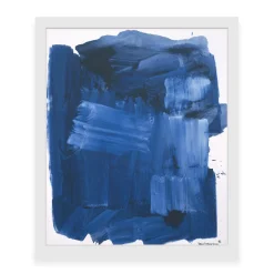 Hans Hofmann: Blue Monolith Framed Print