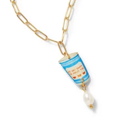 Haricot Vert NYC Charm Pendant Necklace