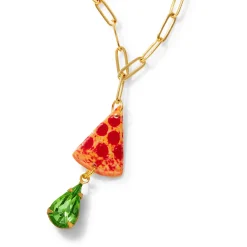 Haricot Vert NYC Charm Pendant Necklace