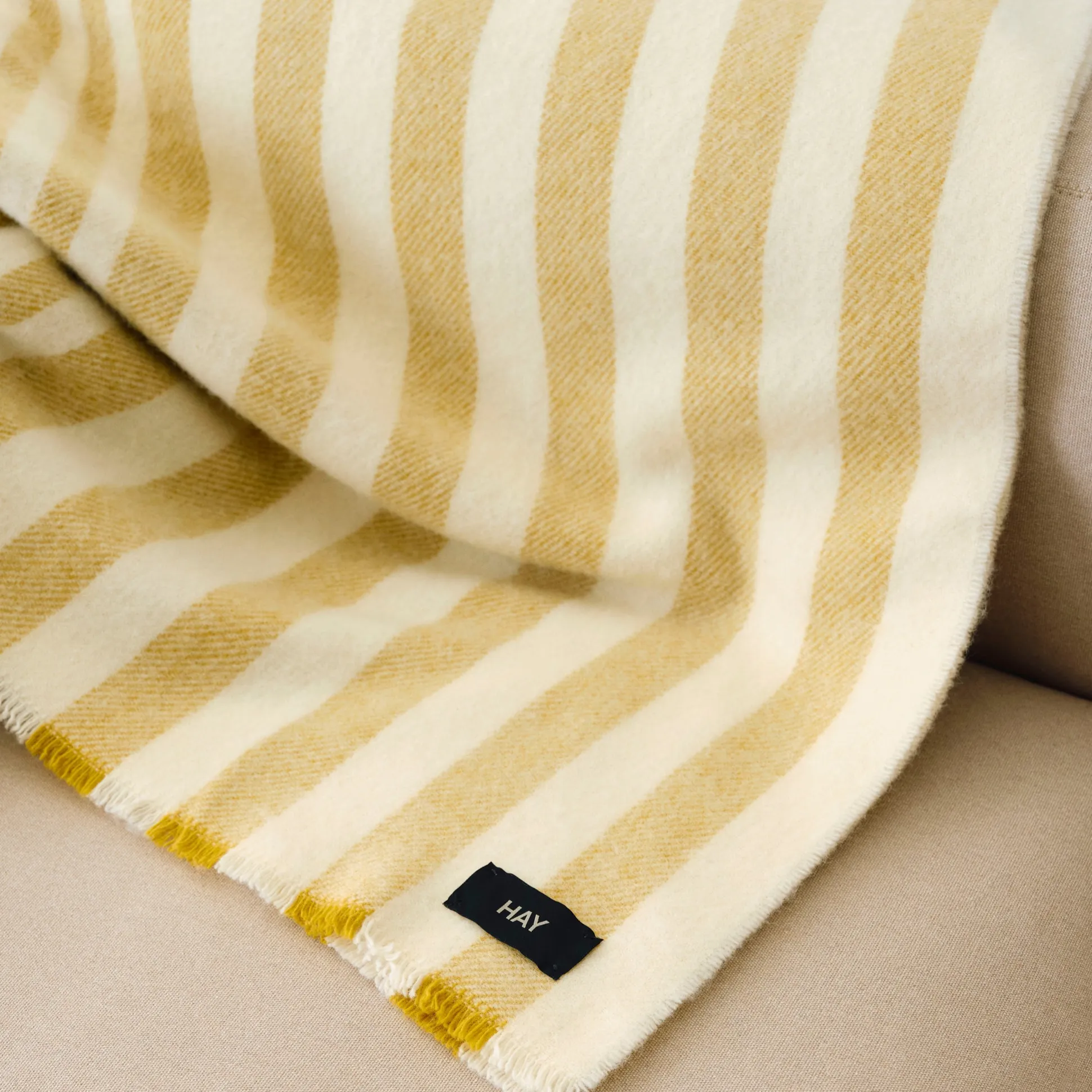 HAY Duo Striped Wool Throw