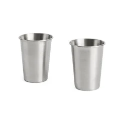 HAY Outdoor Market by Jasper Morrison Shop Steel Cups - Set of 2 - Medium
