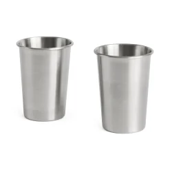 HAY Outdoor Market by Jasper Morrison Shop Steel Cups - Set of 2 - Small