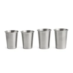 HAY Outdoor Market by Jasper Morrison Shop Steel Cups - Set of 2 - Small