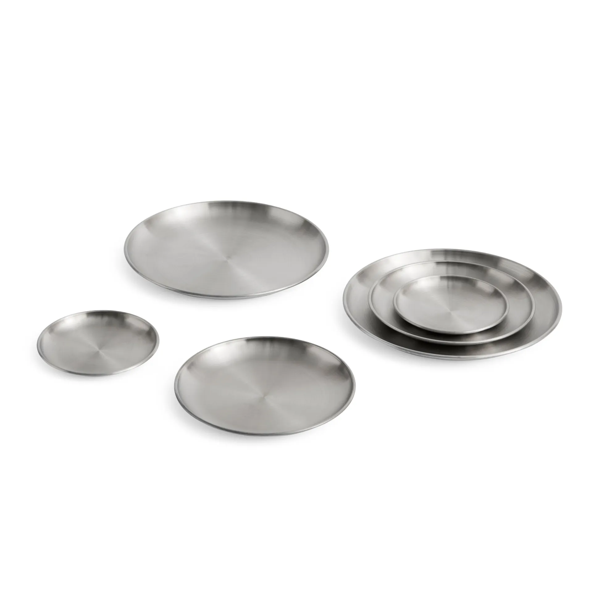 HAY Outdoor Market by Jasper Morrison Shop Steel Plates - Set of 2 - Large