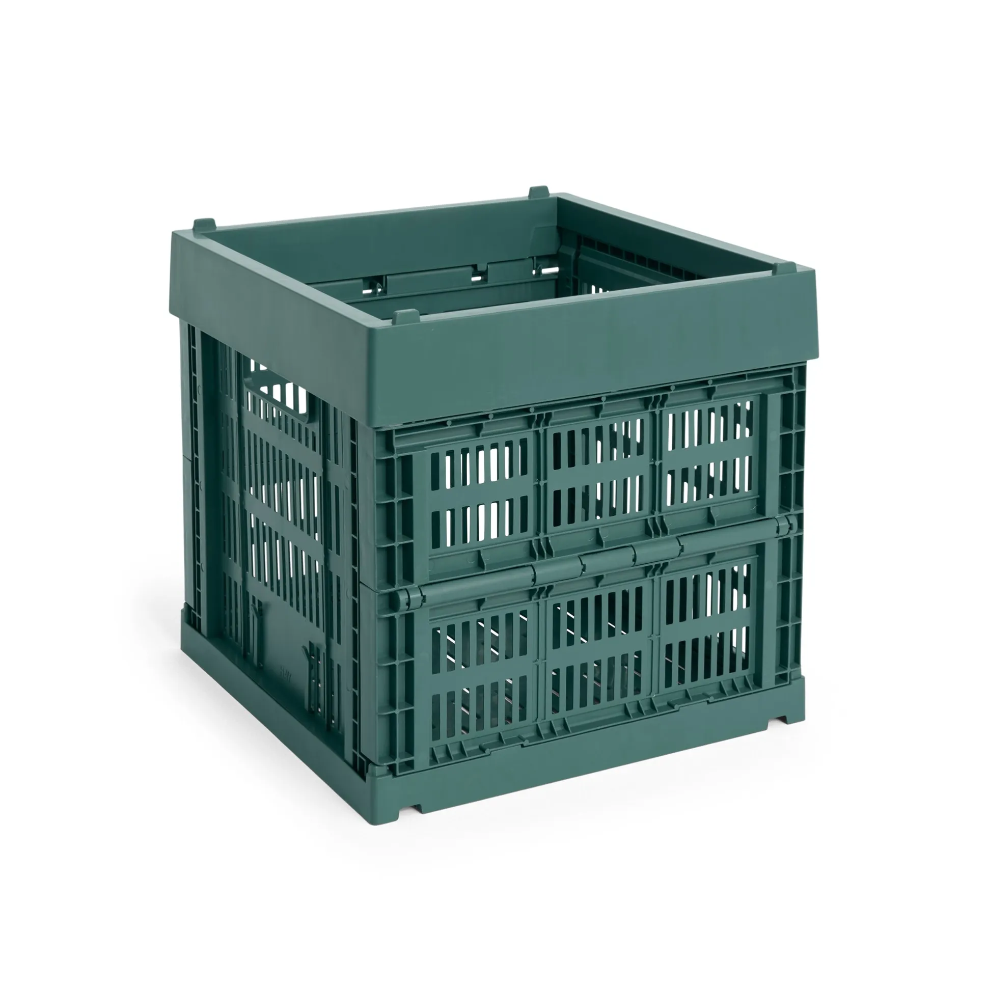 HAY Recycled Plastic Collapsible Color Crate