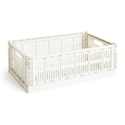 HAY Recycled Plastic Collapsible Color Crate