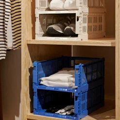 HAY Recycled Plastic Collapsible Color Crate