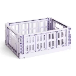 HAY Recycled Plastic Collapsible Color Crate