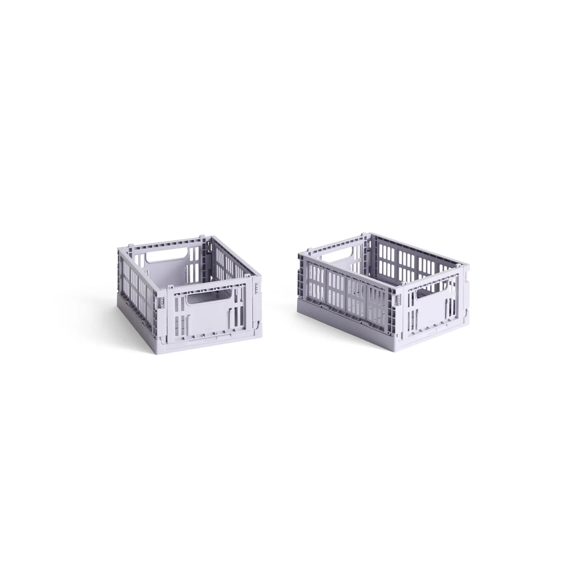 HAY Recycled Plastic Collapsible Color Crate