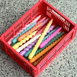HAY Recycled Plastic Collapsible Color Crate