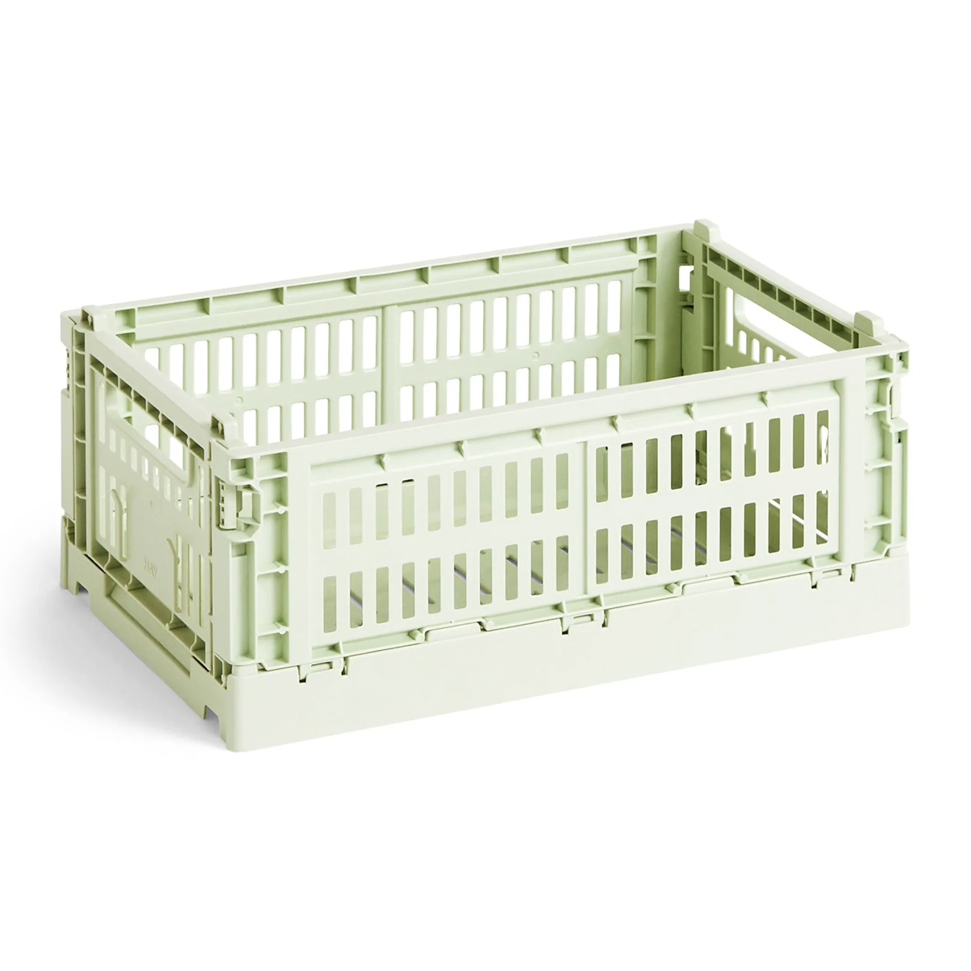 HAY Recycled Plastic Collapsible Color Crate - Mint