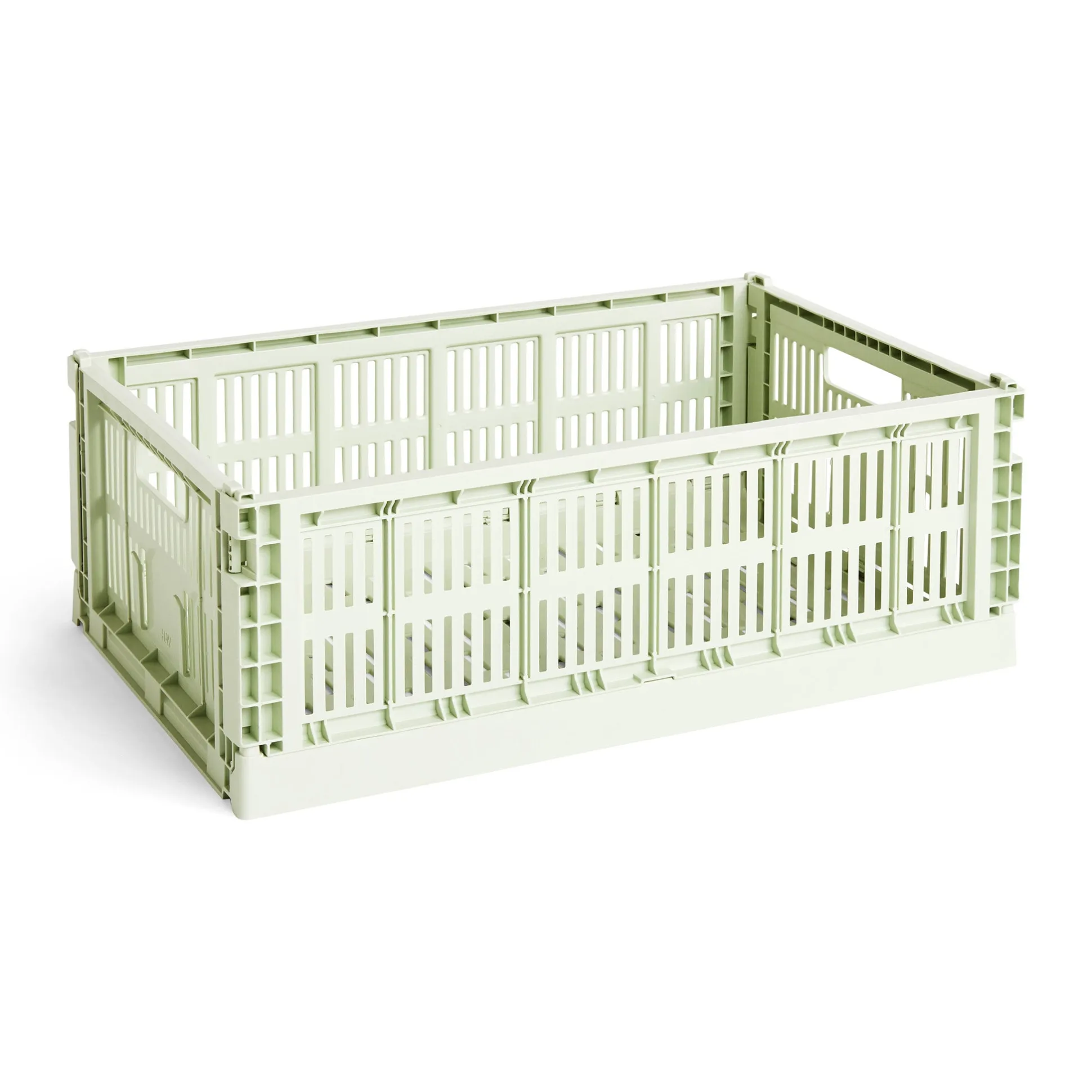 HAY Recycled Plastic Collapsible Color Crate - Mint