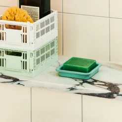 HAY Recycled Plastic Collapsible Color Crate - Mint