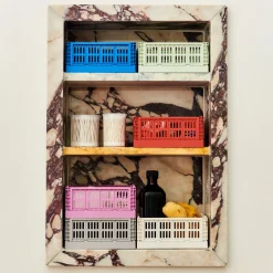 HAY Recycled Plastic Collapsible Color Crate - Mint